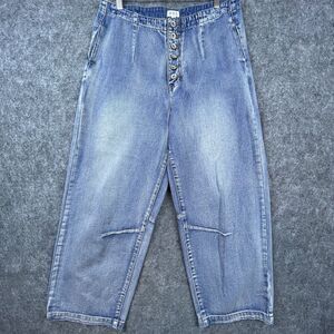 Pol Jeans Womens Medium Barrel Wide Leg Baggy Skater Horseshoe Skateboarding